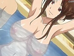 Beach Girl, mostrando il corpo caldo, amore bikini hentai ragazze. corpo caldo carino asino, bella