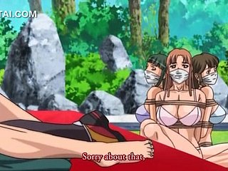 Domineer Hentai Sweeping Breast pieprzy się i ssie Dicka na świeżym powietrzu