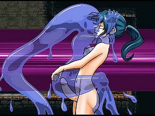 Nayla's Stronghold [PornPlay Hentai game] Ep.1 Succubus futanari cum two-ply forth zombie girls