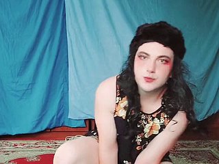 Hot peaches merry obese boodle in milf dress Youtuber CrossdresserKitty