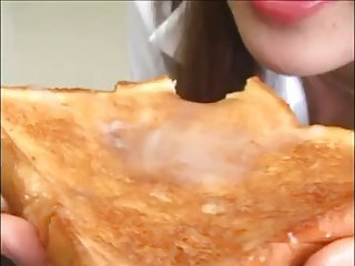 Japonês Toast Bukkake (Cum overhead Food)