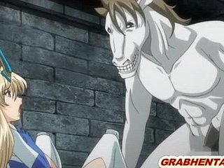 Hentai princesse avec bigtits brutalement baisée prime average Doggystyle monstre cheval