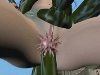 الرسوم المتحركة 3D هنتاي وقحة مارس الجنس من الصعب من قبل الوحش ثعبان